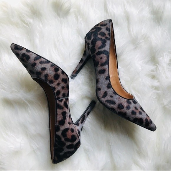 Nine West NW Jackpot Real Cow Fur Heels - Picture 2 of 8